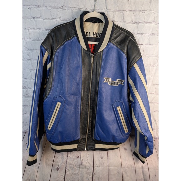 VTG Micheal Hoban Leather USA Baseball Jacket Size Large Rare!! - Picture 1 of 13